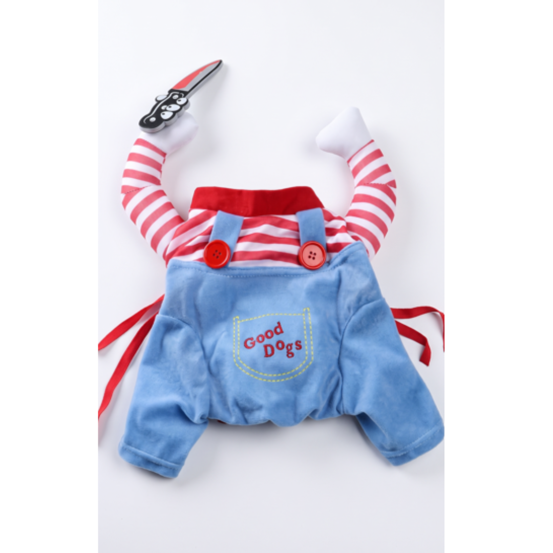 Killer Doll Pet Costume - Dog & Cat Halloween Outfit