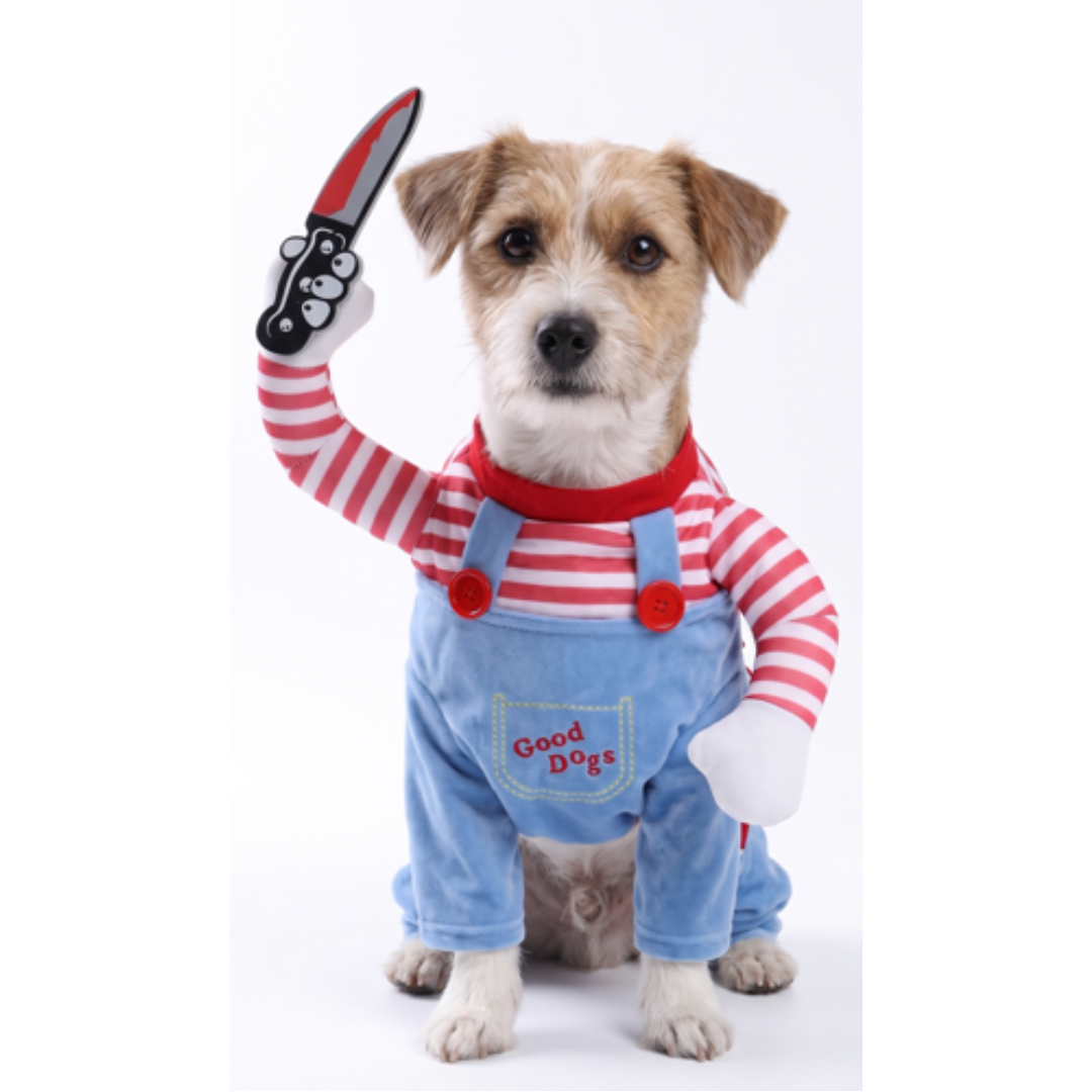 Killer Doll Pet Costume - Dog & Cat Halloween Outfit